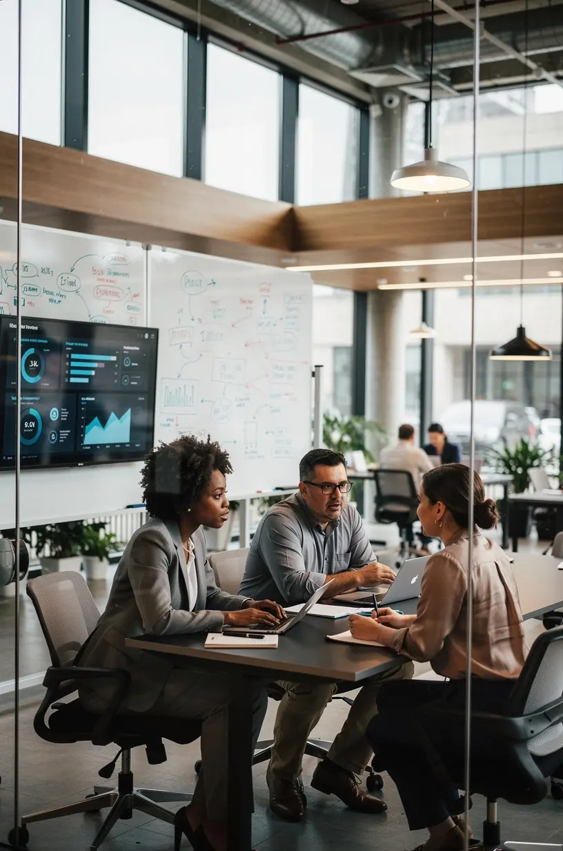 Mindfulness techniques enhancing workplace productivity.